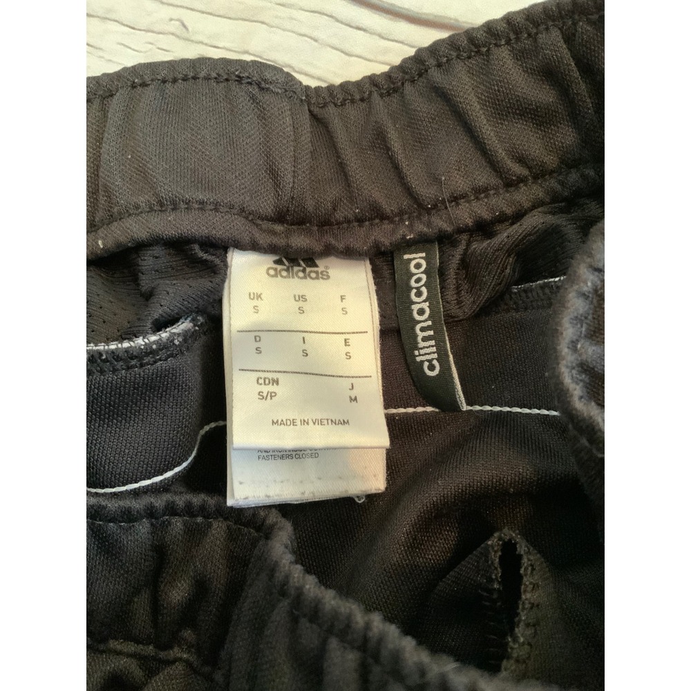 Adidas Mens Climacool Tiro Training Pants Black White Striped Track Joggers S - Picture 3 of 3